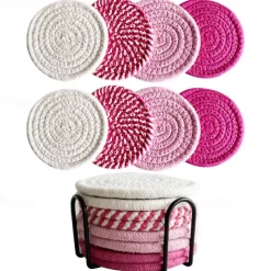 Cotton Insulated Coaster For Easy Storage, Mug Coaster