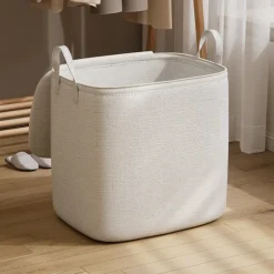 Cotton Linen Storage Bag Clothes Storage Folding Large Capacity Luggage Packing Bag Household Quilt Storage Bag