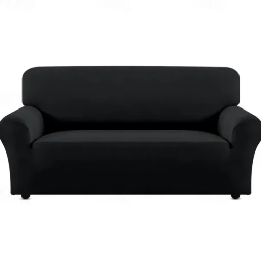 Couch Covers For 3 Cushion Couch Sofa Solid Color Dustproof All-powerful Slipcovers Stretch Sofa Cover Super Soft Fabric Couch Cover with One Free Boster Case(Chair/Love Seat/3 Seats/4 Seats)