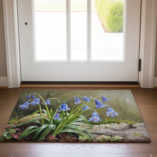 Countryside Tuilps Doormat Floor Mats Washable Rugs Kitchen Mat Non-Slip Oil Proof Rug Indoor Outdoor Mat Bedroom Decor Bathroom Mat Entrance Rug