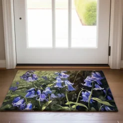 Countryside Tuilps Doormat Floor Mats Washable Rugs Kitchen Mat Non-Slip Oil Proof Rug Indoor Outdoor Mat Bedroom Decor Bathroom Mat Entrance Rug
