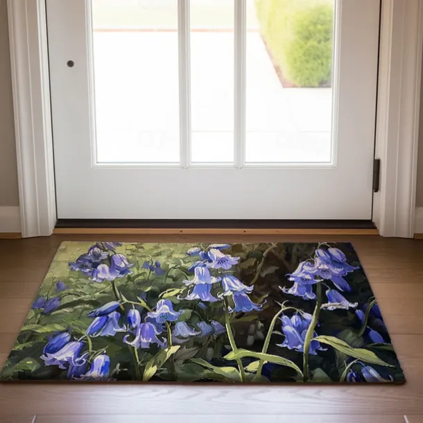 Countryside Tuilps Doormat Floor Mats Washable Rugs Kitchen Mat Non-Slip Oil Proof Rug Indoor Outdoor Mat Bedroom Decor Bathroom Mat Entrance Rug