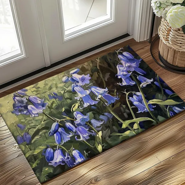 Countryside Tuilps Doormat Floor Mats Washable Rugs Kitchen Mat Non-Slip Oil Proof Rug Indoor Outdoor Mat Bedroom Decor Bathroom Mat Entrance Rug