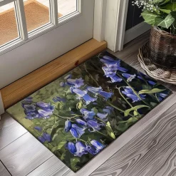 Countryside Tuilps Doormat Floor Mats Washable Rugs Kitchen Mat Non-Slip Oil Proof Rug Indoor Outdoor Mat Bedroom Decor Bathroom Mat Entrance Rug