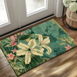 Countryside Tuilps Doormat Floor Mats Washable Rugs Kitchen Mat Non-Slip Oil Proof Rug Indoor Outdoor Mat Bedroom Decor Bathroom Mat Entrance Rug