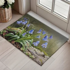 Countryside Tuilps Doormat Floor Mats Washable Rugs Kitchen Mat Non-Slip Oil Proof Rug Indoor Outdoor Mat Bedroom Decor Bathroom Mat Entrance Rug
