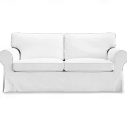 Cover for 2 Seat Sofa 100% Cotton loveseat Slipcover Soft and Breathable Fabric for Maximum Comfort LITB PRIME cover Ektcover