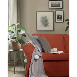 Cover for 2 Seat Sofa 100% Cotton loveseat Slipcover Soft and Breathable Fabric for Maximum Comfort LITB PRIME cover Ektcover