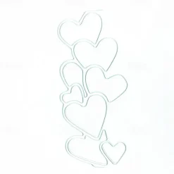 Create Beautiful Crafts with Metal Love Greeting Card Lace Cutting Dies - Perfect for Card Making, Scrapbooking, Stamping & More!