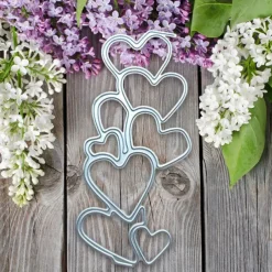 Create Beautiful Crafts with Metal Love Greeting Card Lace Cutting Dies - Perfect for Card Making, Scrapbooking, Stamping & More!