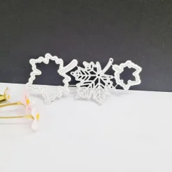 Create Beautiful Crafts with Metal Autumn Maple Leaves Cutting Dies - Perfect for Card Making, Scrapbooking, Stamping & More!