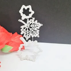 Create Beautiful Crafts with Metal Autumn Maple Leaves Cutting Dies - Perfect for Card Making, Scrapbooking, Stamping & More!