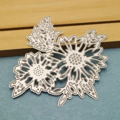Create Beautiful Sunflower with Metal Trees Cutting Dies - Perfect for Card Making, Scrapbooking, Stamping & More!