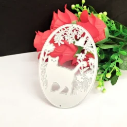 Create Cat with Metal Cutting Dies - Perfect for Card Making, Scrapbooking, Stamping & More!