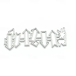 Create Indicator Arrow with Metal Cutting Dies - Perfect for Card Making, Scrapbooking, Stamping & More!