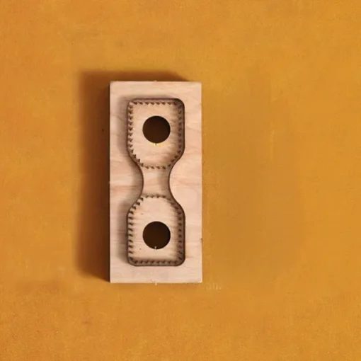 Creative DIY Bag Strap Cutting Die Wooden Template for Handcrafted Leather Projects