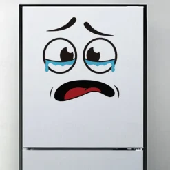 Creative Funny Crying Face Bathroom Toilet Seat Self-Adhesive Decorative Stickers