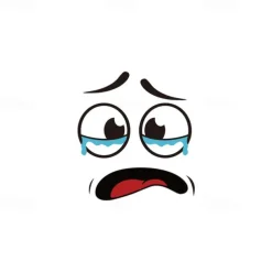 Creative Funny Crying Face Bathroom Toilet Seat Self-Adhesive Decorative Stickers