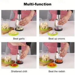 Creative Stainless Steel Garlic Cutter Onion Chopper Hand Pressure Garlic Presses Machine Kitchen Tools Kitchen Gadgets