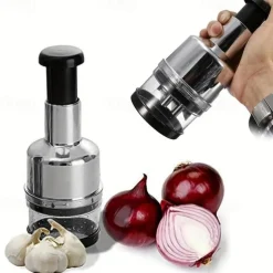 Creative Stainless Steel Garlic Cutter Onion Chopper Hand Pressure Garlic Presses Machine Kitchen Tools Kitchen Gadgets