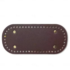 Crochet Bag Bases 3.94*8.66inch with Holes - Assorted Colors, Long Oval Shape for DIY Shoulder Bags & Crafts, Random Colors, Purse Shapers