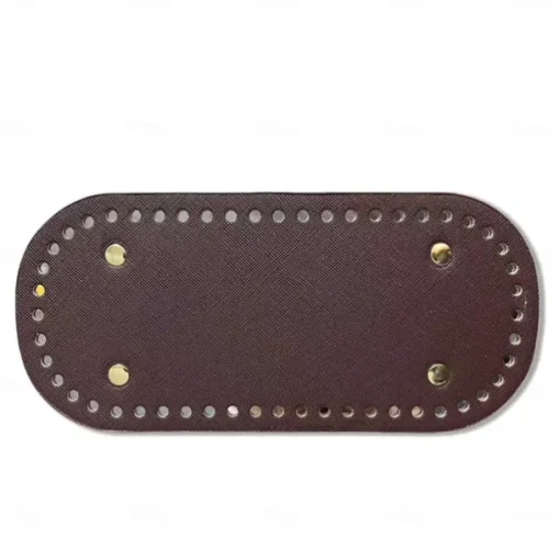 Crochet Bag Bases 3.94*8.66inch with Holes - Assorted Colors, Long Oval Shape for DIY Shoulder Bags & Crafts, Random Colors, Purse Shapers