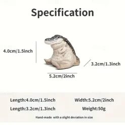 Crocodile Ornament - Resin Tea Pet For Home Decor, Collectibles, And Living Room Bar Cafe Decor - Miniature Landscape And Desk Decoration