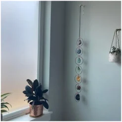 Crystal 7 Chakra Gemstone Wall Room Decor Tree Of Life Ornament Hanging Home Chakra Crystals Decoration Natural Stone