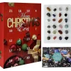 Crystal Advent Calendar 2025 Christmas Healing Crystal Advent Calendar Crystal Repair Stone Kit 24pcs Rock Collection Countdown Calendar For Birthday Christmas Girls