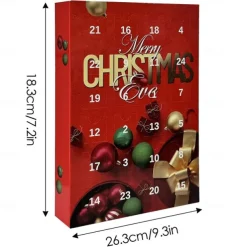 Crystal Advent Calendar 2025 Christmas Healing Crystal Advent Calendar Crystal Repair Stone Kit 24pcs Rock Collection Countdown Calendar For Birthday Christmas Girls