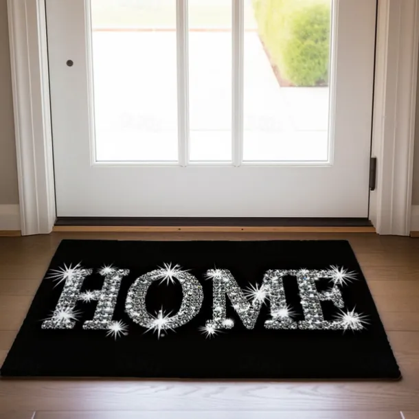 Crystal Home Doormat Floor Mats Washable Rugs Kitchen Mat Non-Slip Oil Proof Rug Indoor Outdoor Mat Bedroom Decor Bathroom Mat Entrance Rug