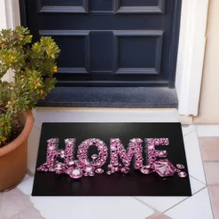 Crystal Home Doormat Floor Mats Washable Rugs Kitchen Mat Non-Slip Oil Proof Rug Indoor Outdoor Mat Bedroom Decor Bathroom Mat Entrance Rug