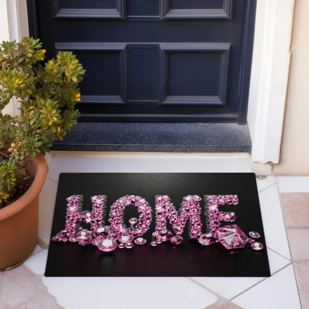 Crystal Home Doormat Floor Mats Washable Rugs Kitchen Mat Non-Slip Oil Proof Rug Indoor Outdoor Mat Bedroom Decor Bathroom Mat Entrance Rug