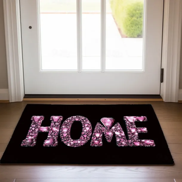 Crystal Home Doormat Floor Mats Washable Rugs Kitchen Mat Non-Slip Oil Proof Rug Indoor Outdoor Mat Bedroom Decor Bathroom Mat Entrance Rug