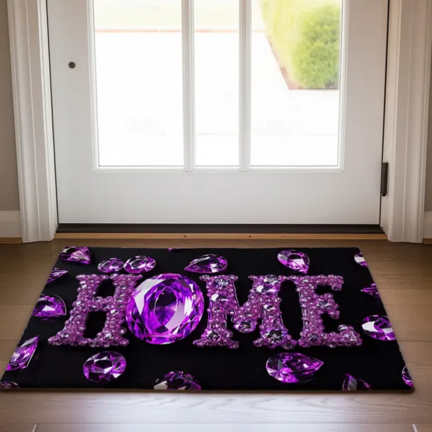 Crystal Home Doormat Floor Mats Washable Rugs Kitchen Mat Non-Slip Oil Proof Rug Indoor Outdoor Mat Bedroom Decor Bathroom Mat Entrance Rug