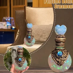 Crystal Potion Bottle, Magic Moon Potion Decorative Bottle, Resin Decoration Home Ornament, Gift for Birthday Valentines Day