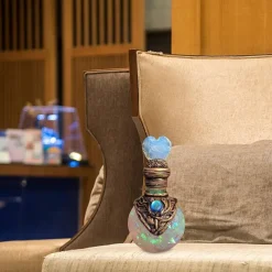 Crystal Potion Bottle, Magic Moon Potion Decorative Bottle, Resin Decoration Home Ornament, Gift for Birthday Valentines Day