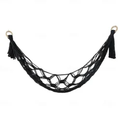 Cuddly Hammock Toy Hammock Organize Stuffed Animals and Children's Toys Bohemian Tapestry Wall Storage Bag for Nursery Bedroom Playroom