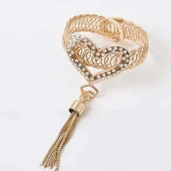 Curtain Tiebacks Zinc Alloy Drapery Holdback with Lengthened Straps Modern Simple Style Curtain Tie Backs Strenchy Wire Rope Curtain Straps for Home Decor Heart Key