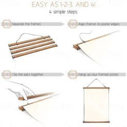 Custom 2025 Calendar Posters with Hangers Wall Art Canvas Prints and Poster Personalized Poster