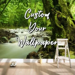 Custom Wallpaper Personalized Peel and Stick Make your Own Mural 3D Livingroom Bedroom Kitchen Bathroom 24