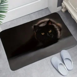 Cute Cats Doormat Floor Mats Washable Rugs Kitchen Mat Non-Slip Oil Proof Rug Indoor Outdoor Mat Bedroom Decor Bathroom Mat Entrance Rug