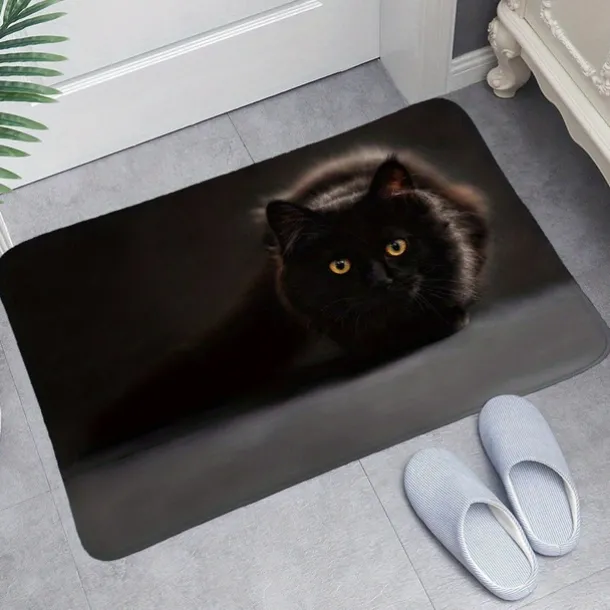 Cute Cats Doormat Floor Mats Washable Rugs Kitchen Mat Non-Slip Oil Proof Rug Indoor Outdoor Mat Bedroom Decor Bathroom Mat Entrance Rug