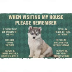 Cute Dogs Doormat Floor Mats Washable Rugs Kitchen Mat Non-Slip Oil Proof Rug Indoor Outdoor Mat Bedroom Decor Bathroom Mat Entrance Rug