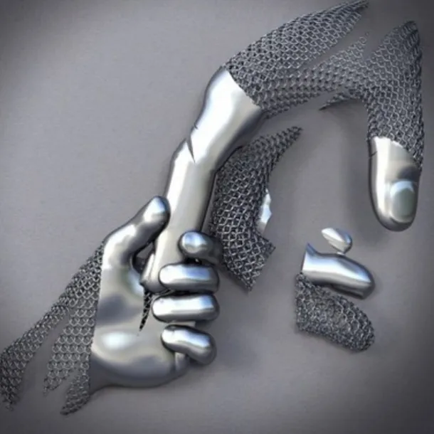 3D Wall Art Love Heart Prints/Posters Metal Sculpture Couple Hug Modern Picture Home Decoration Wall Hanging Gift Rolled Canvas Unframed Unstretched