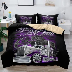 3D Bedding Farm Tractor print Print Duvet Cover Bedding Sets Comforter Cover with 1 print Print Duvet Cover or Coverlet，2 Pillowcases for Double/Queen/King