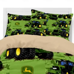 3D Bedding Farm Tractor print Print Duvet Cover Bedding Sets Comforter Cover with 1 print Print Duvet Cover or Coverlet，2 Pillowcases for Double/Queen/King