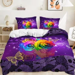 3D Bedding Galaxy Solar System Stars Cosmic Sky Vortex print Print Duvet Cover Bedding Sets Comforter Cover with 1 print Print Duvet Cover or Coverlet,2 Pillowcases for Double/Queen/King