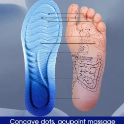 4D Cloud Technology Sports Insoles Soft, Breathable Shock-Absorbing Cushioning for Optimal Orthopedic Care
