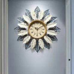 3D Large 53/60cm Wall Clock Modern Minimalist Creative Metal Silent Clocks for Home Living Room Bedroom Corridor Decoration Clocks